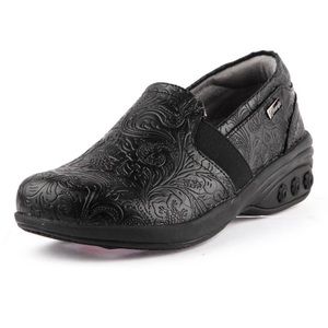 THERA-FIT Annie Slip-On Orthopedic Comfort Shoe 38 US size 7.5-8 black EUC